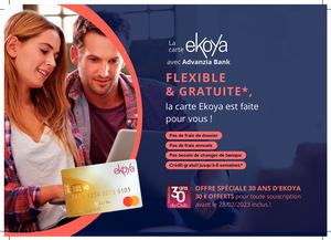 La Carte Gold Advanzia X Ekoya