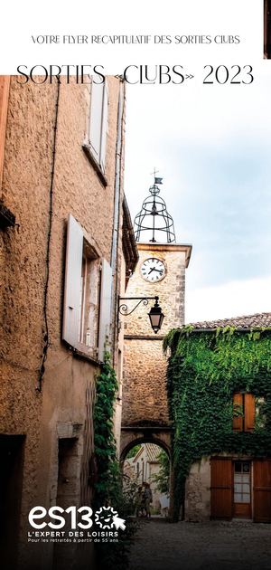 Flyer Sorties Clubs 2023