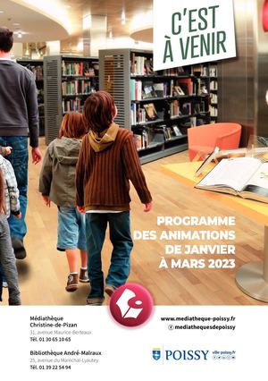 Programme Jan Mars 2023 médiathèques
