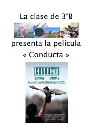 Análisis de la película "Conducta"