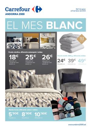 CARREFOUR ANDORRA 2000 - EL MES BLANC 2023