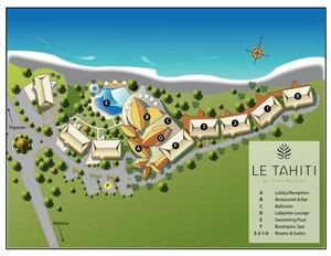 Le Tahiti_Resort map