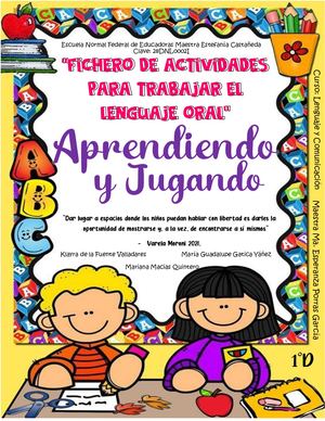 Fichero De Actvidades Aprendiendo Y Jugando