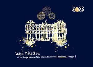 Carte de voeux de Serge Mérillou 2023