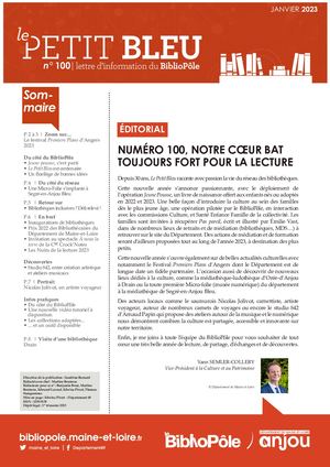 Le Petit Bleu n°100 - janvier 2023