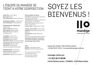 Livret d'accueil 22-23 / Le Manège