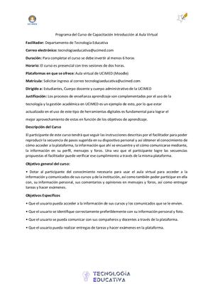 Programa Aula Virtual Básico