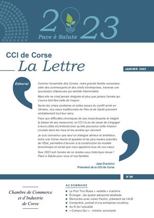 La Lettre CCI de Corse - Janvier 2023