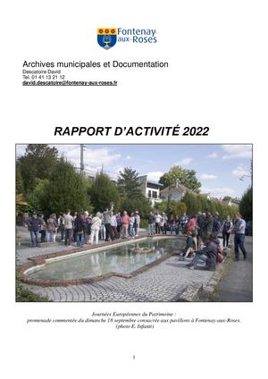 AMFAR RA Archives rapport d'activité 2022