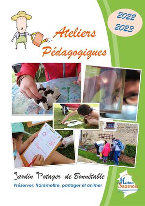 Guide des ateliers pédagogiques 2023 - Jardin Potager