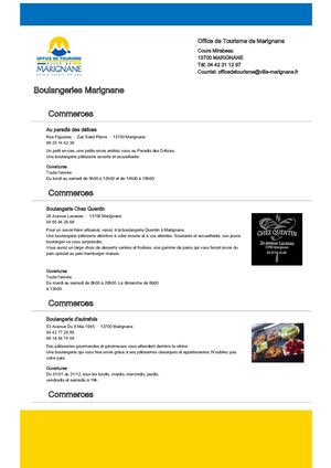 Boulangeries Marignane