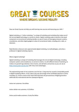 Great-courses - Free Download Great-Courses.net