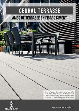 Cedral Terrasse - Lames de terrasse en fibres ciment
