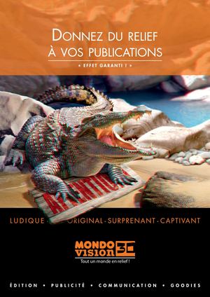 Création d'anaglyphes - Procédé Mondo Vision 3D ©