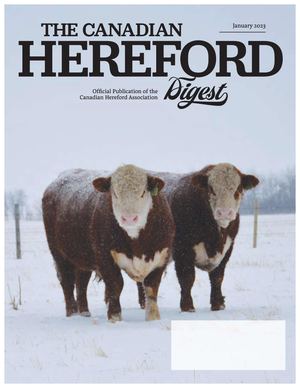 Canadian Hereford Digest January 2023