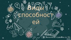 Виды способностей