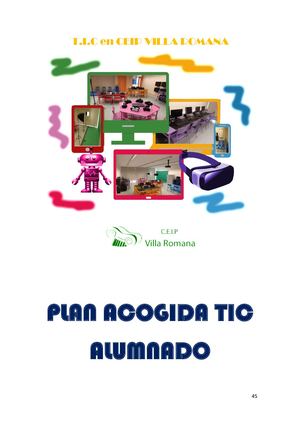 Plan Acogida Tic Alumnado