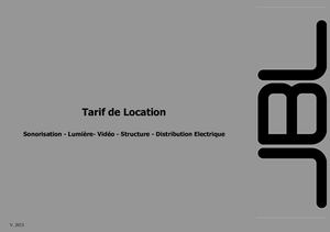 Tarif De Location Jbl Sonorisation 03 2023