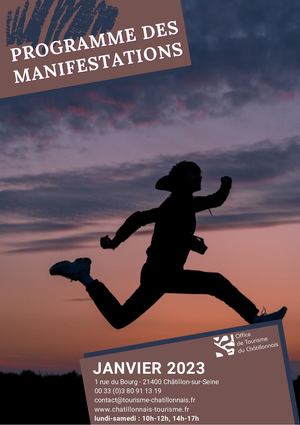 Programme Manifestations Janvier 2023 Châtillonnais Bourgogne