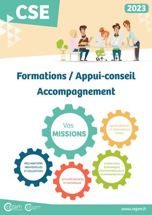 Catalogue Formation Cezam 2023 pour les CSE