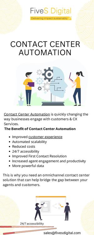 Contact Center Automation Service Five S Digital