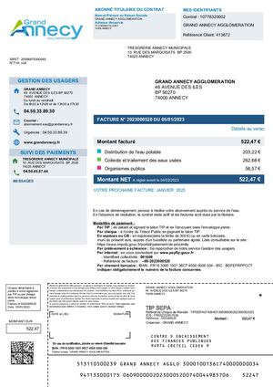 Facture 2023 - 120M3