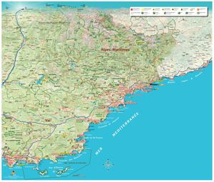 Ma carte Côte d'Azur 2022