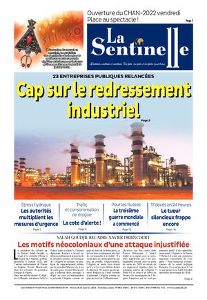 La Sentinelle Du 11 Janvier 2023