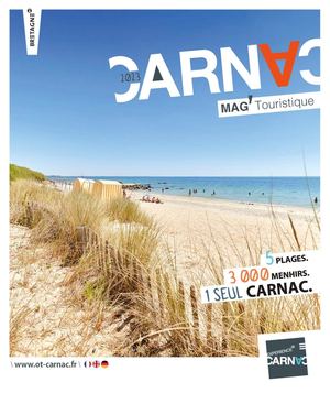 Magazine Touristique Guide Hebergements Office De Tourisme Carnac 2023