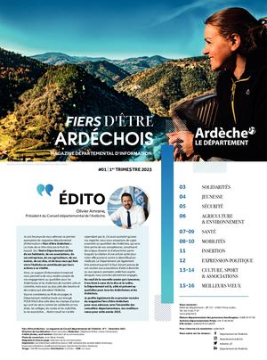 Magazine Fiers d'être ardéchois #1