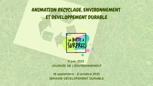 Animation développement durable
