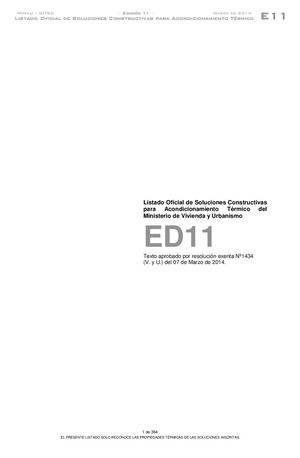 Listado Códigos Solución Térmica Obras Chile