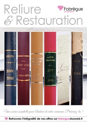 Reliure Et Restauration 2