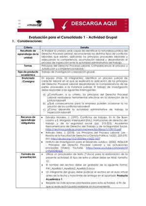 Derecho Procesal Laboral PA1