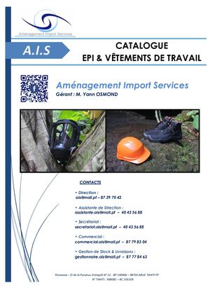 Catalogue EPI - AIS 2023