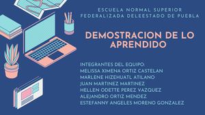 Demostracion De Lo Aprendido, Tecnologias