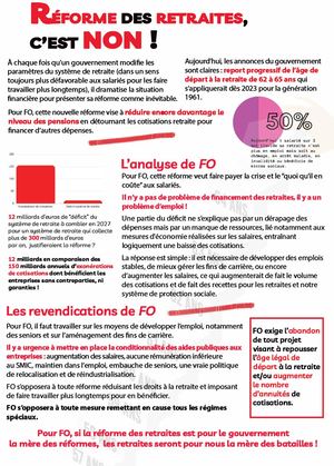 Calaméo - Tract FO Réforme Des Retraites