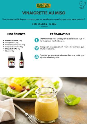 Recettes Miso Danival