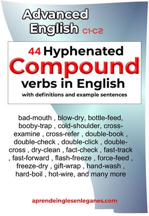 44 Hyphenated Compound Verbs Preview
