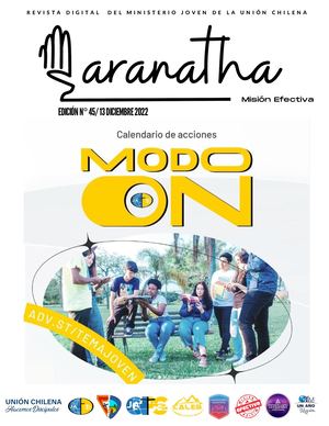 Revista Maranatha Edición 45 2022