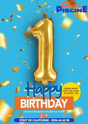 Catalogue Anniversaire O'POOL