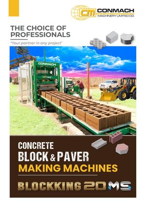 BLOCK MAKING MACHINE MODEL BLOCKKING 20MS