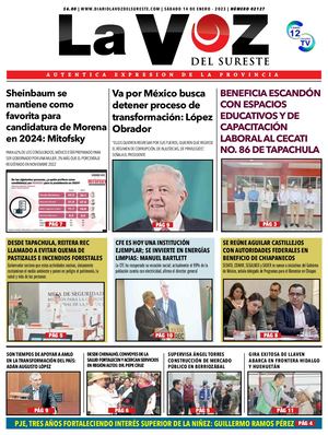 La Vozdel Sureste 14 01 2023