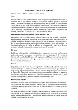 La Dignidad