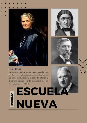 Aportes de la Escuela Nueva