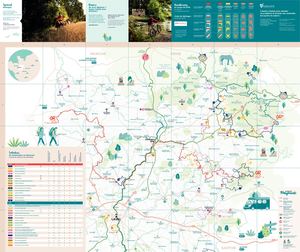 Carte de randonnées de la Mayenne FR/EN