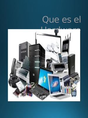 Que Es El Hardware