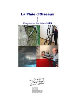 Programme d'Acivites 2023