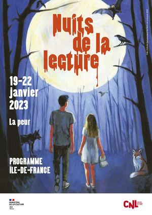 Programme des Nuits de la lecture 2023 en Île-de-France