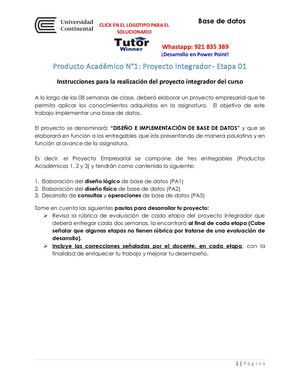 Tw Base De Datos Pa 1 Integrados 91 2020